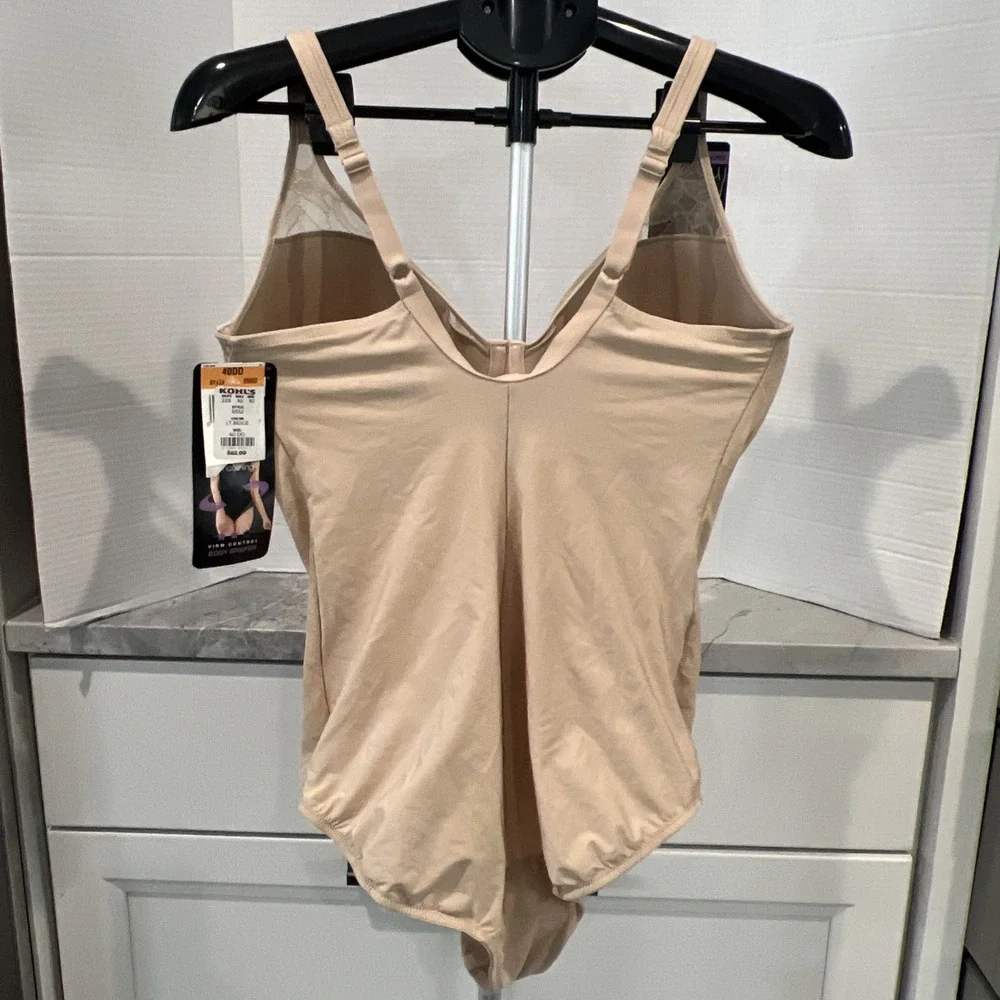 Bali Womens Ultra Light Firm Control Body Briefer Shapewear‎ Beige Size 40DD